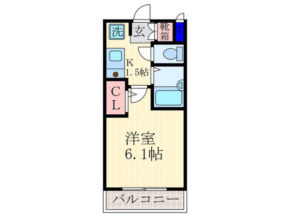 プレサンス京都四条烏丸（502）の物件間取画像